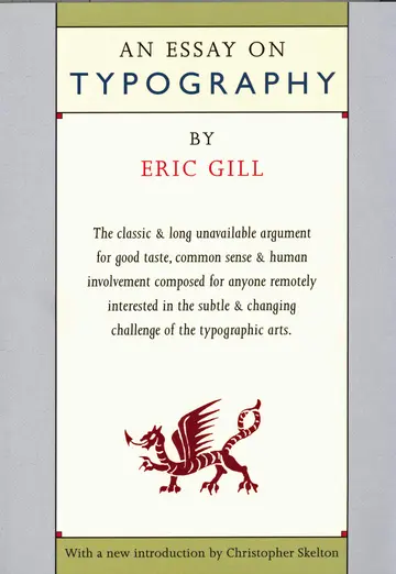 Cover of Essay on Typography