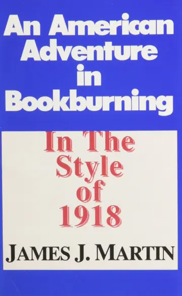 Cover of An American Adventure in Bookburning
