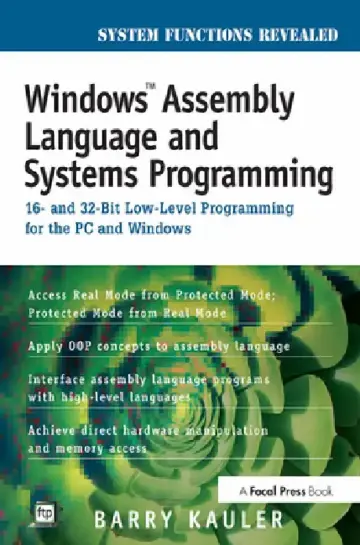 Cover of Windows Assembly Language And Systems Programming