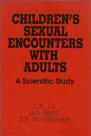 Cover of Children's Sexual Encounters with Adults