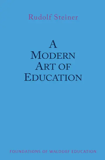 Cover of A Modern Art of Education