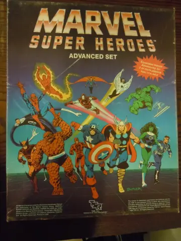 Cover of Marvel Super Heroes, Advanced Set/Game