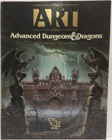 Cover of The Art of the Advanced Dungeons & Dragons Fantasy Game