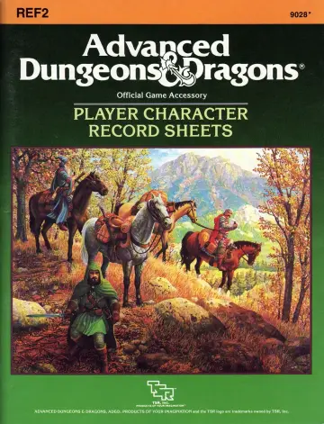 Cover of Player Character Record Sheets