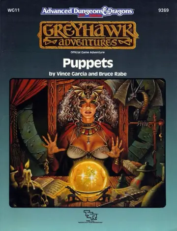 Cover of Puppets (Advanced Dungeons & Gragons Greyhaw Adventires Official Game Adventure, Wg11/9269)