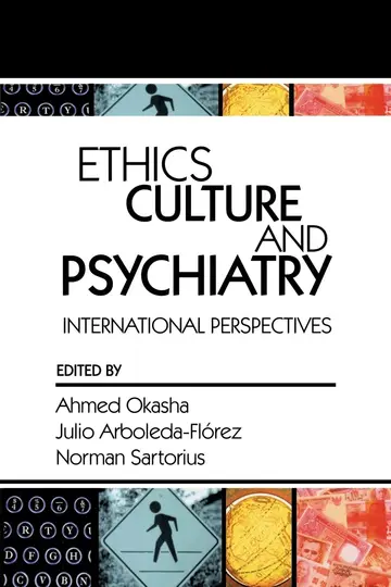Cover of Ethics, Culture, and Psychiatry