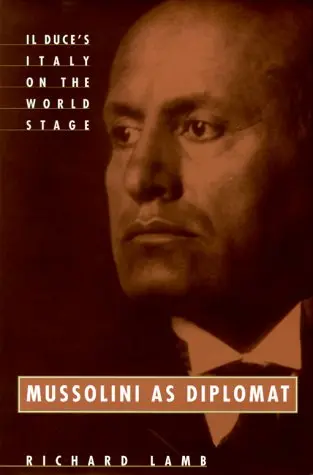 Cover of Mussolini as Diplomat