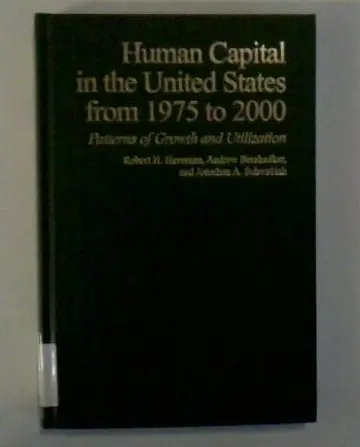 Cover of Human Capital in the United States from 1975 to 2000