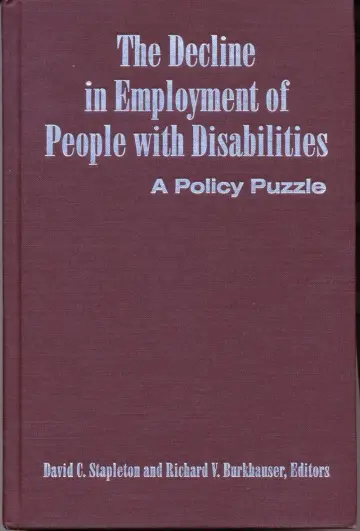 Cover of Decline in Employment of People with Disabilities