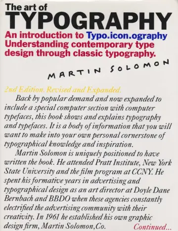 Cover of The Art of Typography