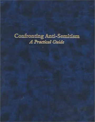 Cover of Confronting Anti-Semitism