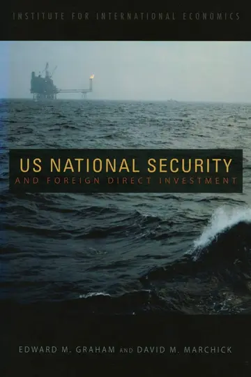Cover of US National Security and Foreign Direct Investment