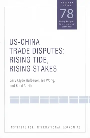 Cover of U.s.-china Trade Disputes