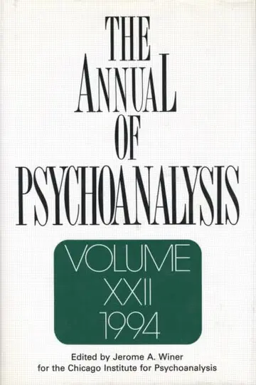 Cover of The Annual of Psychoanalysis, V. 22