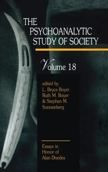 Cover of The Psychoanalytic Study of Society, V. 18