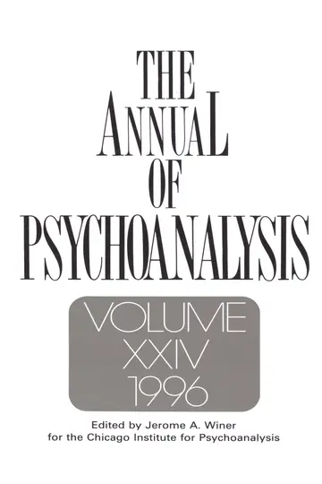 Cover of The Annual of Psychoanalysis