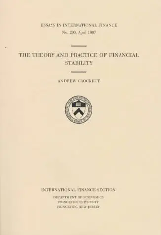 Cover of The Theory and Practice of Financial Stability