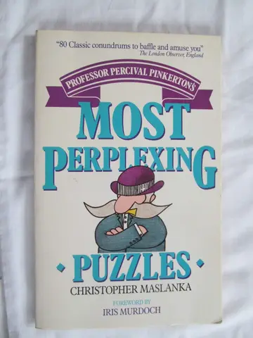 Cover of Professor Percival Pinkerton's Most Perplexing Puzzles