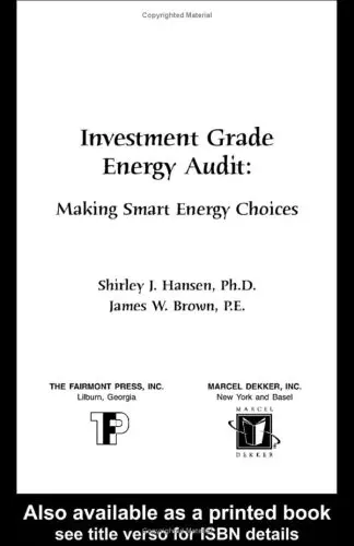 Cover of Investment Grade Energy Audit