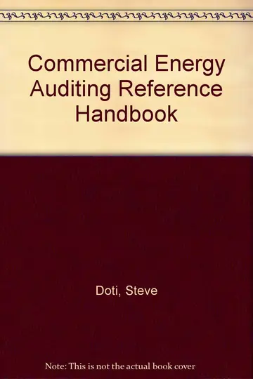 Cover of Commercial Energy Auditing Reference Handbook