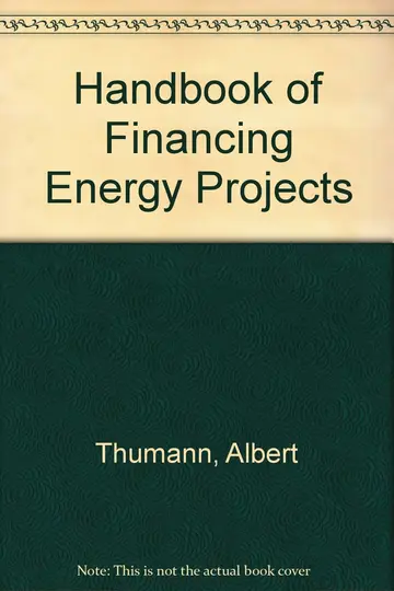 Cover of Handbook of Financing Energy Projects