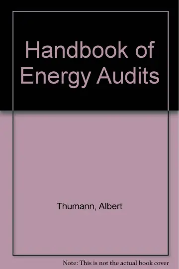 Cover of Handbook of Energy Audits