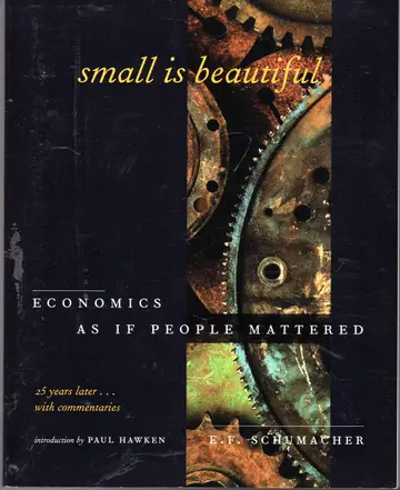 Cover of Small Is Beautiful