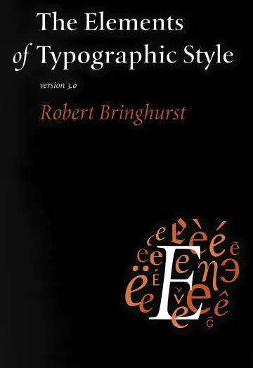 Cover of The Elements of Typographic Style