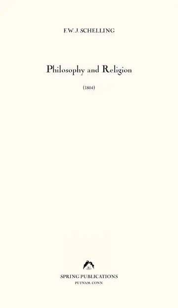 Cover of Philosophy and Religion