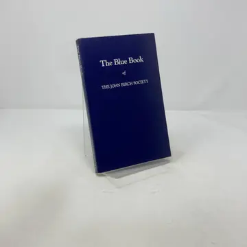 Cover of Blue Book of the John Birch Society