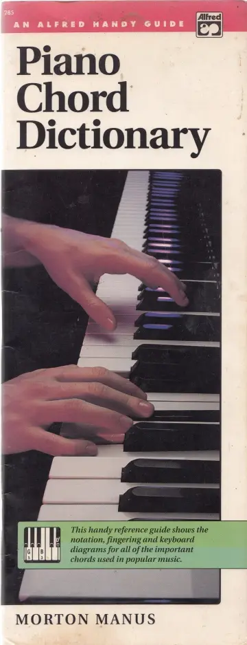 Cover of Organ Chord Dictionary