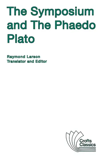 Cover of The Symposium and the Phaedo