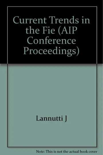 Cover of Current Trends in the Fie