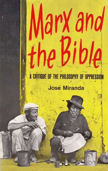 Cover of Marx and the Bible