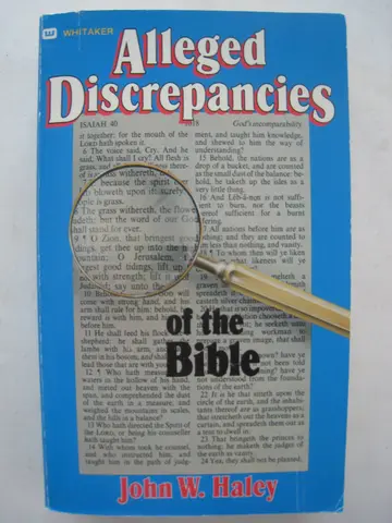 Cover of Alleged Discrepancies of the Bible