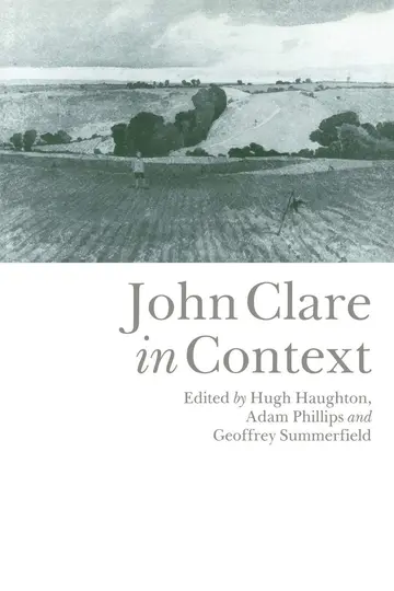 Cover of John Clare in Context