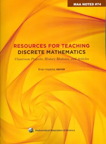 Cover of Resources for Teaching Discrete Mathematics