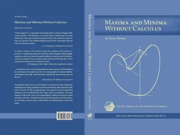 Cover of Maxima and Minima without Calculus
