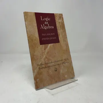 Cover of Logic as Algebra