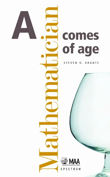 Cover of A Mathematician Comes of Age