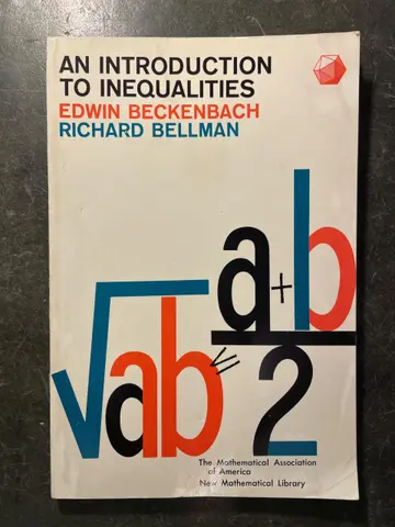 Cover of Introduction to Inequalities