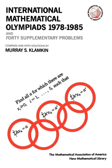 Cover of International Mathematical Olympiads; and Forty Supplementary Problems, 1978–1985