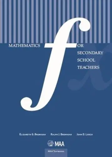 Cover of Mathematics for Secondary School Teachers