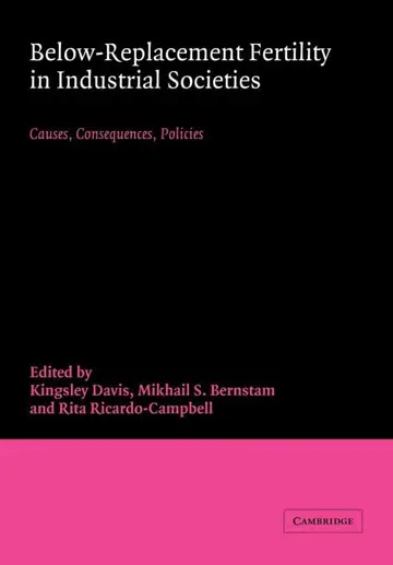 Cover of Below-Replacement Fertility in Industrial Societies