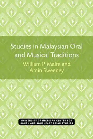 Cover of Studies in Malaysian Oral and Musical Traditions