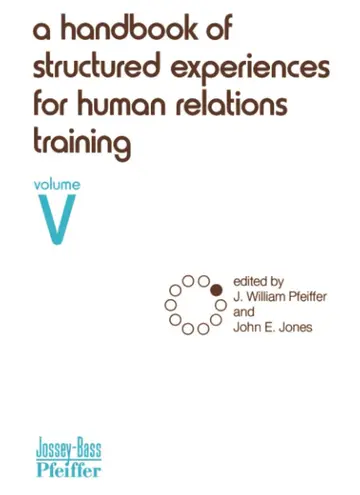 Cover of Handbook of Structured Experiences for Human Relations Training (5)