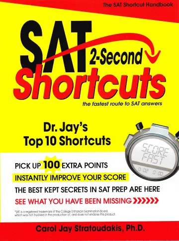 Cover of SAT 2 Second Shortcuts