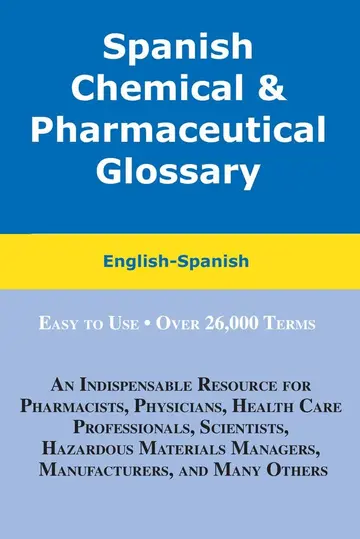 Cover of Spanish Chemical & Pharmaceutical Glossary