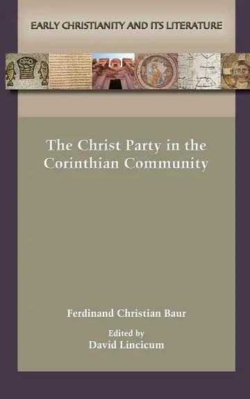 Cover of The Christ Party in the Corinthian Community