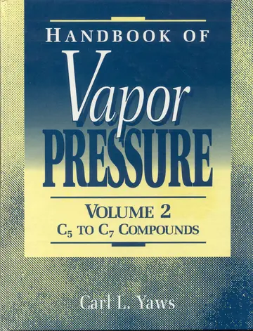 Cover of Handbook of Vapor Pressure